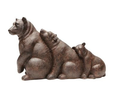 Figura dekoracyjna Relaxed Bear Family 32x20 cm Kare Design