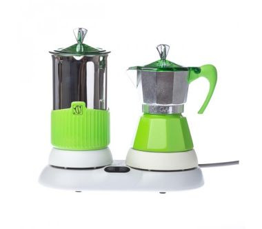 Kawiarka elektryczna + spieniacz (zielone) Gatpuccino G.A.T.