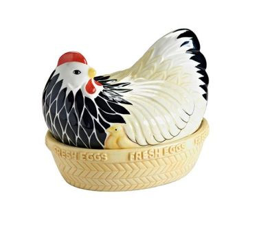Kamionkowy pojemnik do przechowywania jaj Mother Hen Nest Mason Cash
