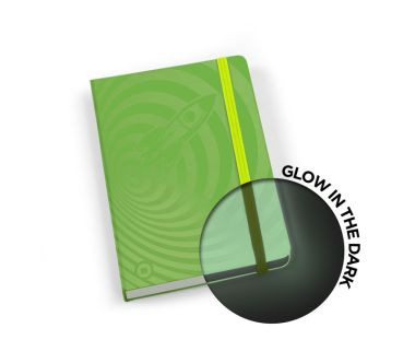 Notatnik świecący w ciemności Glowbook Mustard (zielony)