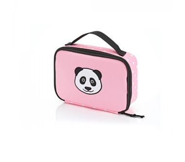 Śniadaniówka dziecięca Panda dots pink Thermocase Reisenthel