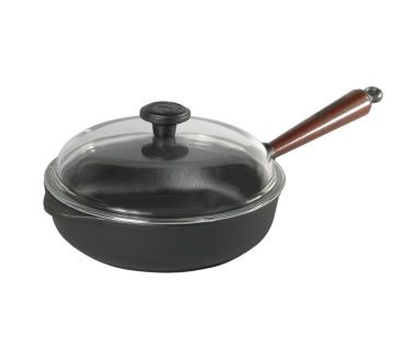 Żeliwna głęboka patelnia z pokrywą (25 cm) Natural Selection Skeppshult 
