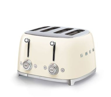 Toster na 4 kromki osobno (kremowy) 50's Style SMEG