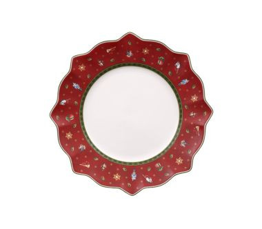 Talerz płaski (czerwony) Toy’s Delight Christmas Villeroy & Boch
