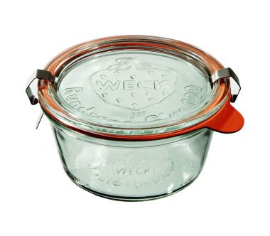 Słoik z pokrywką, uszczelką i zapinkami 290 ml (6 szt.) Weck