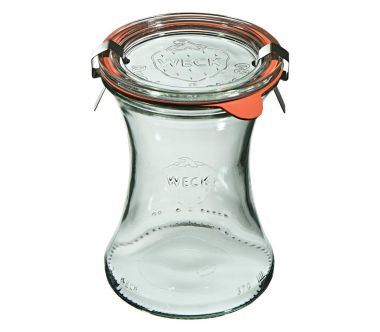 Słoik Deli z pokrywką, uszczelką i zapinkami 370 ml (6 szt.) Weck