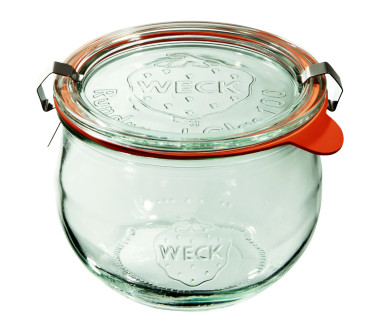 Słoik Tulip z pokrywką, uszczelką i zapinkami 580 ml (6 szt.) Weck