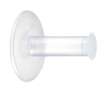 Uchwyt na papier toaletowy (transparentny) Plug'n roll Koziol
