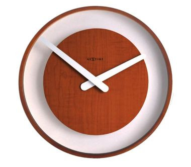 Zegar (ciemny) Wood Loop Nextime