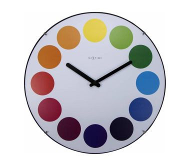 Zegar ścienny Dots Dome Nextime (biały)