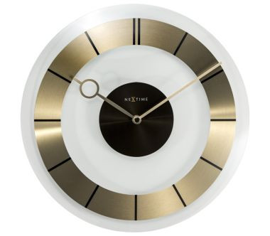 Zegar ścienny Retro (złoty) Nextime